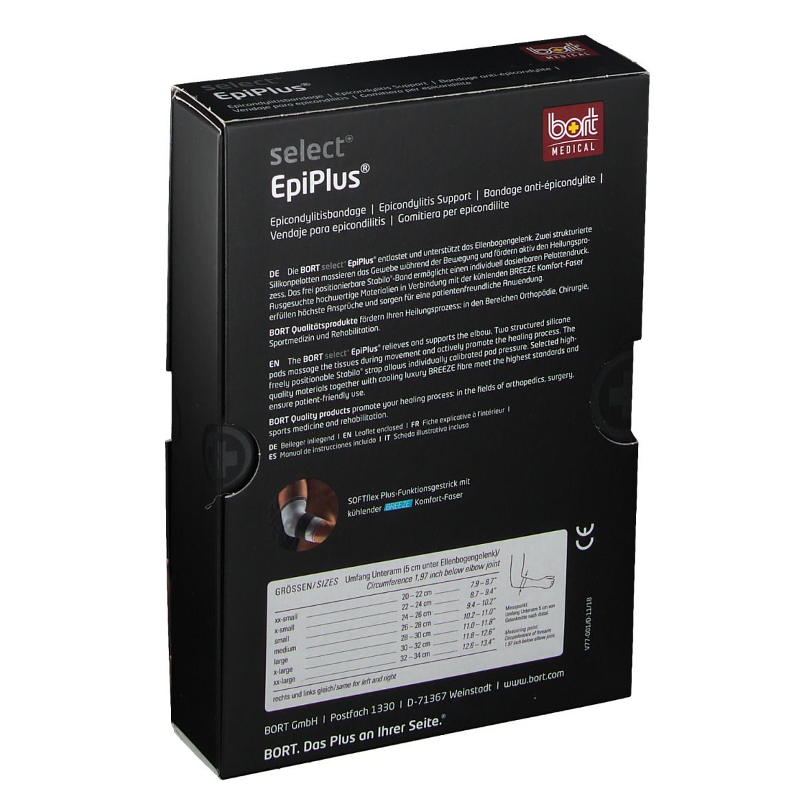 BORT select® EpiPlus® Gr. XL silber