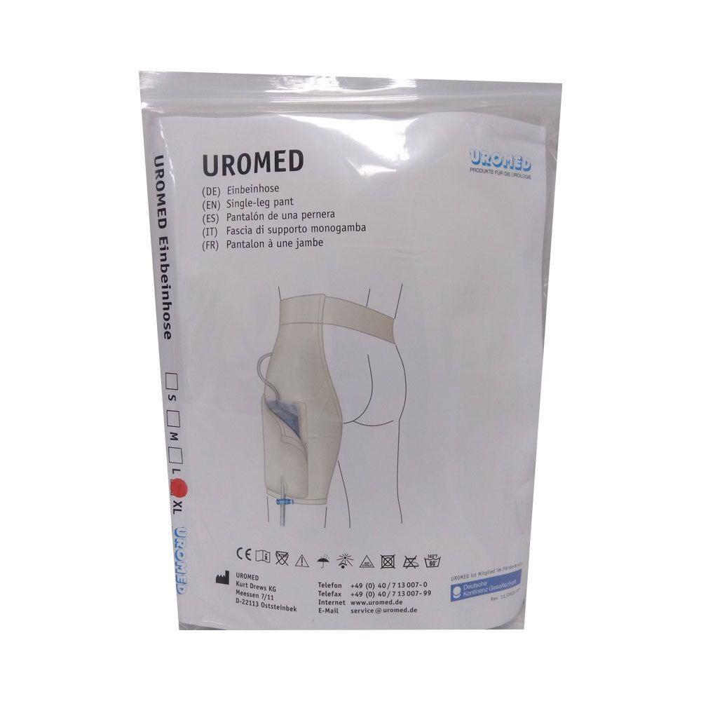 Uromed Einbeinhose Gr.4 f.Urinbeutel 4894 1 St Fixierhosen