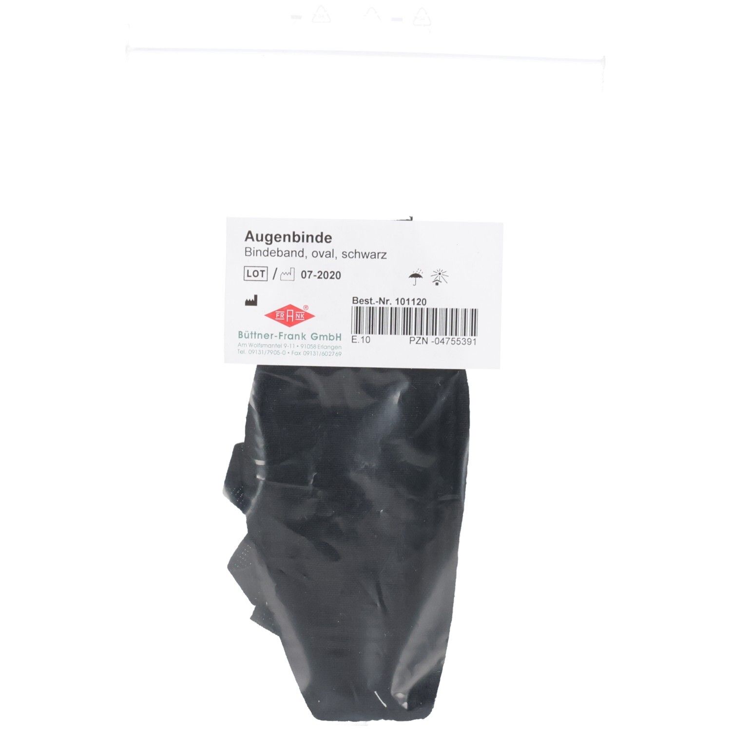 Augenbinde oval m.Bindeband 101120 1 St Binden