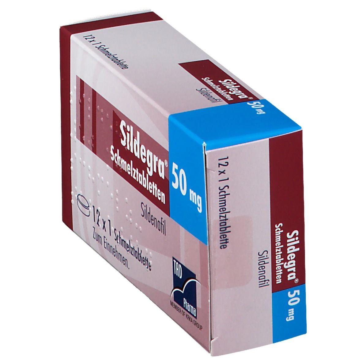 Sildegra 50 mg Schmelztabletten 12 St