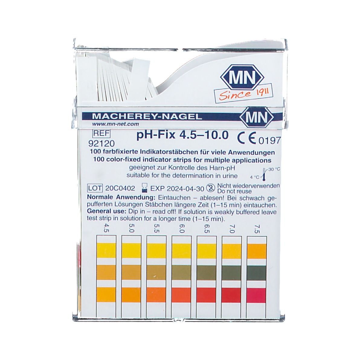 pH-Fix Indikator pH 4,5 - 10 Teststäbchen