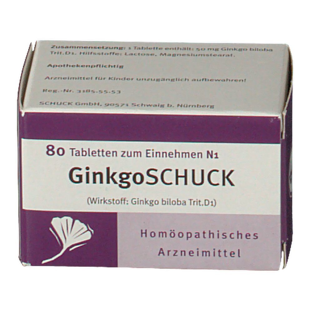 GinkgoSchuck Tabletten