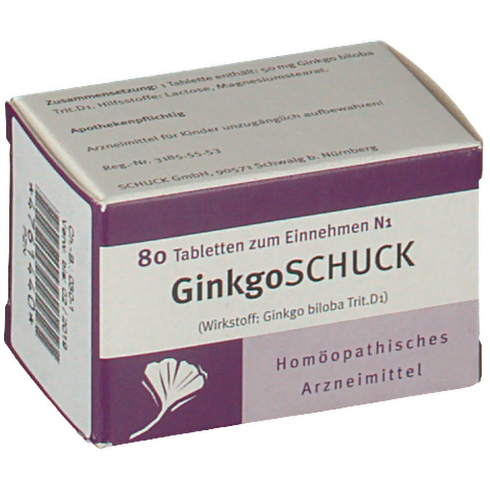GinkgoSchuck Tabletten