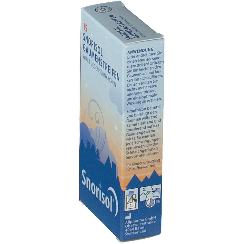 Snorisol® Gaumenstreifen