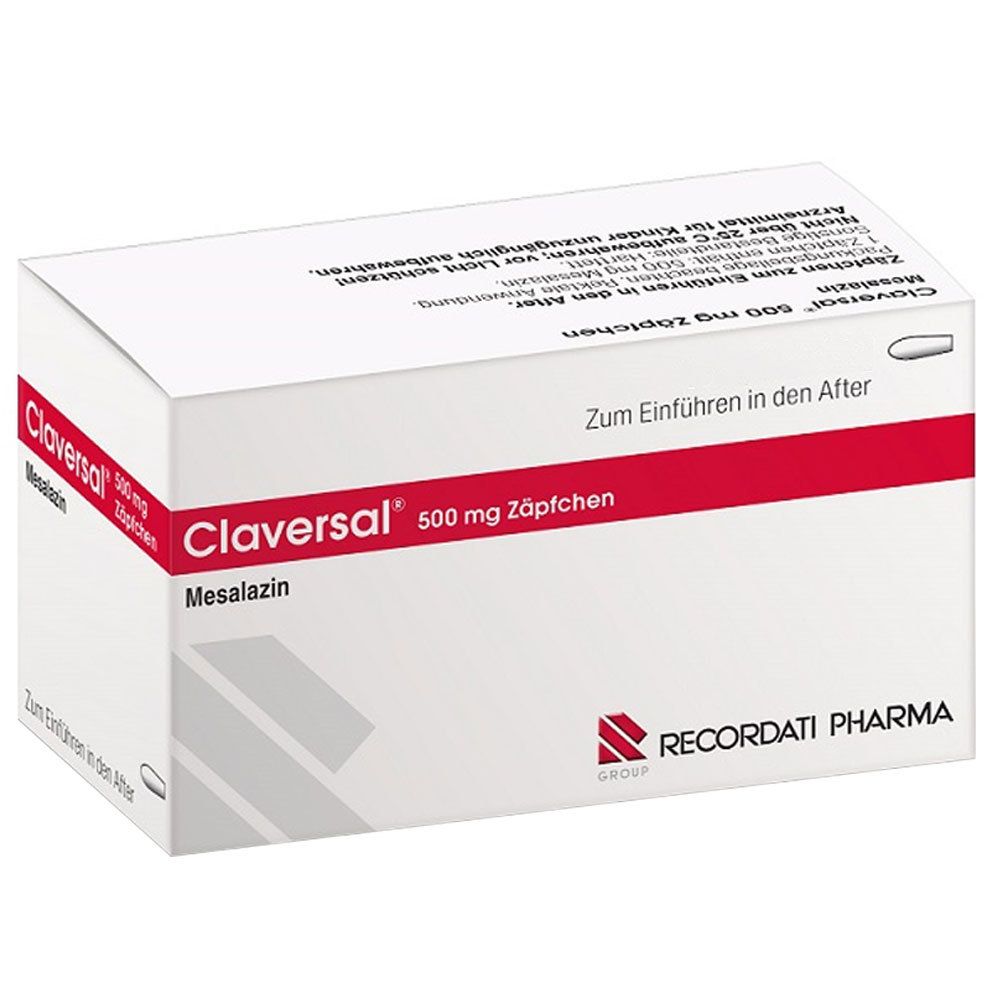 Claversal® 500 mg Zäpfchen