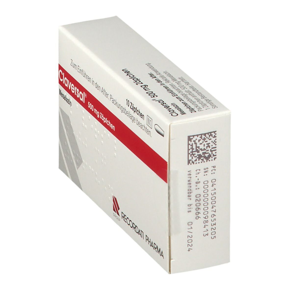 Claversal® 500 mg Zäpfchen
