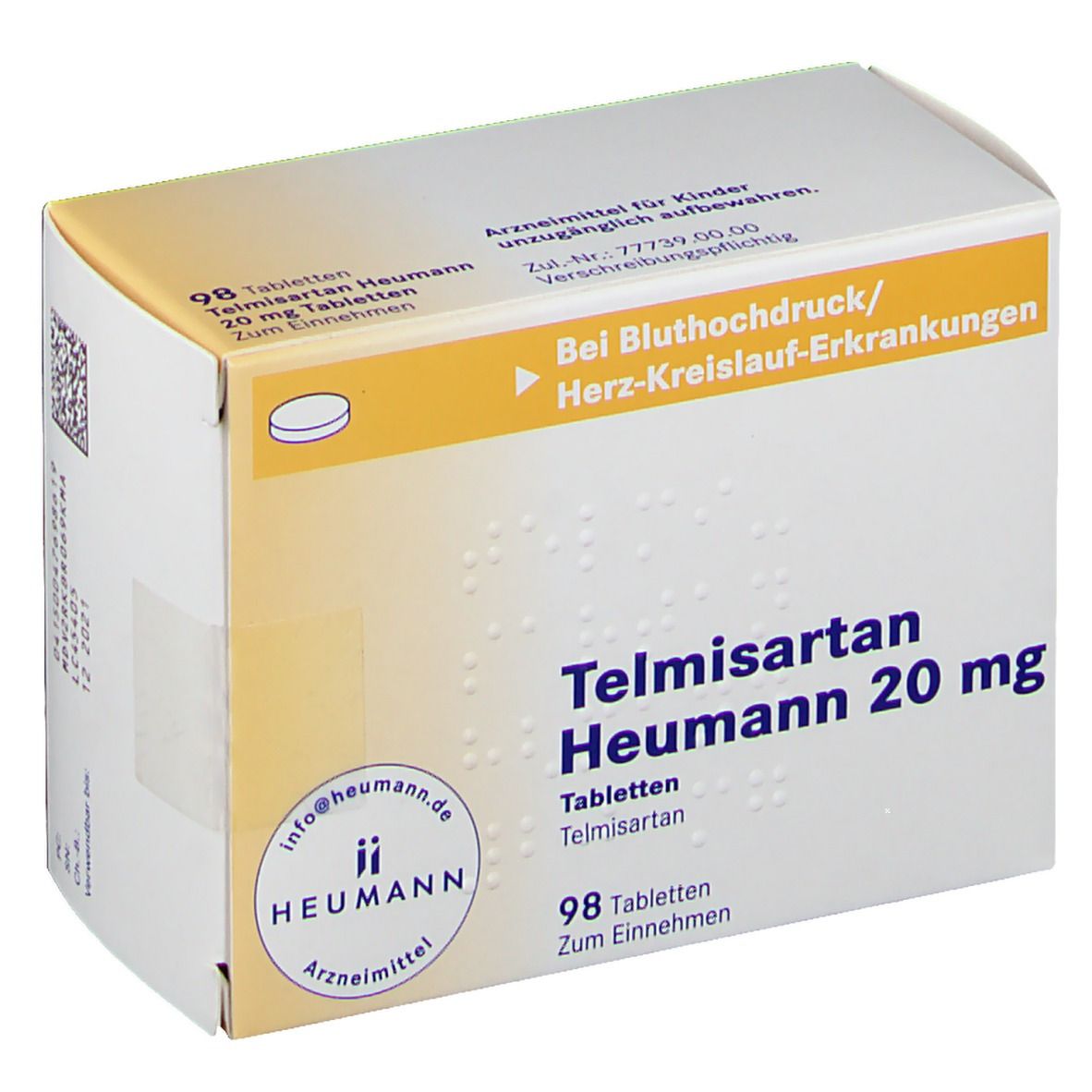 Telmisartan Heumann 20 mg