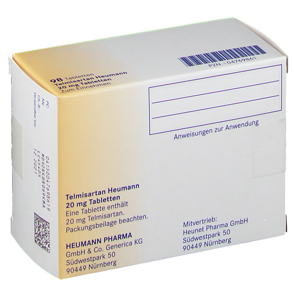 Telmisartan Heumann 20 mg
