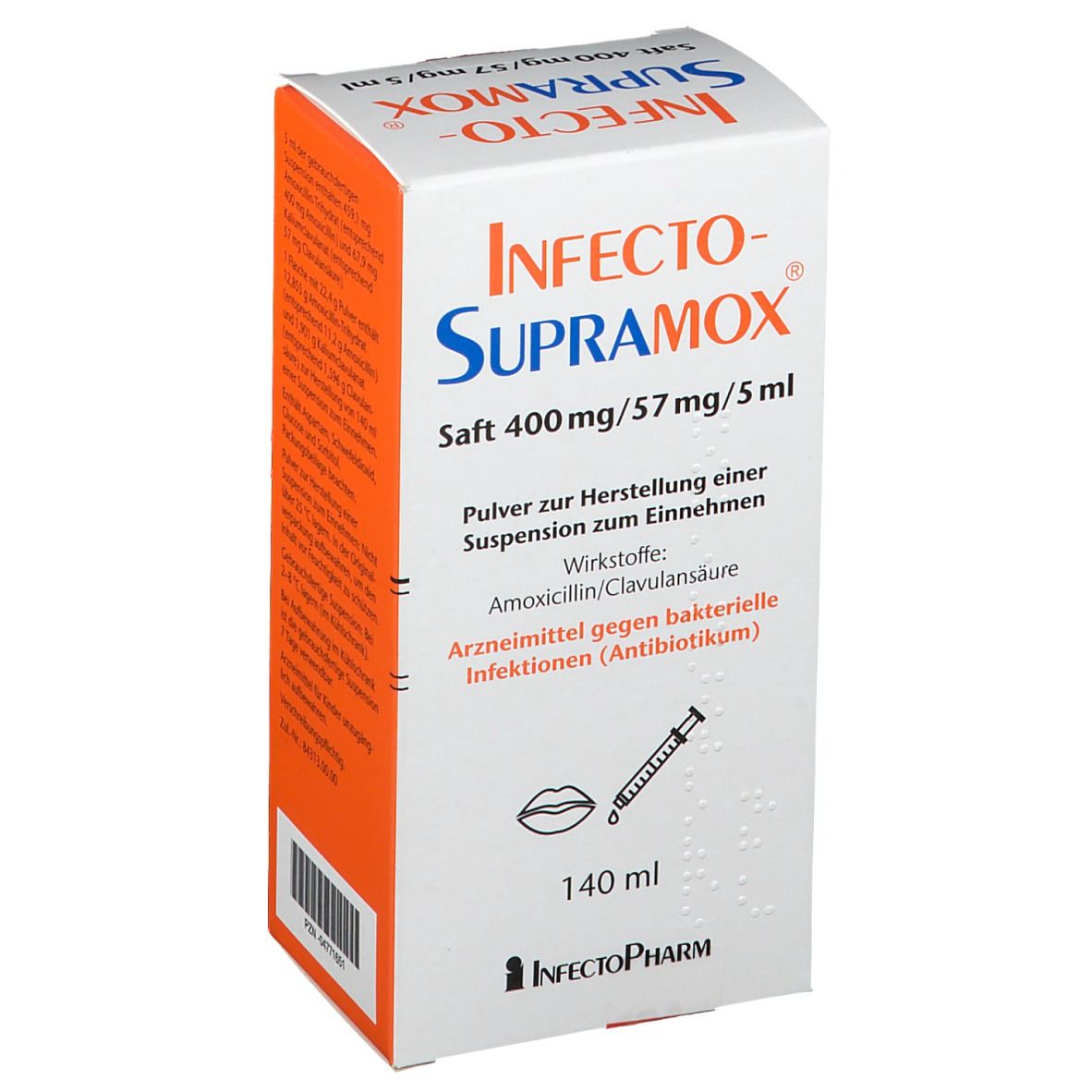 InfectoSupramox® 400 mg/57 mg/5 ml