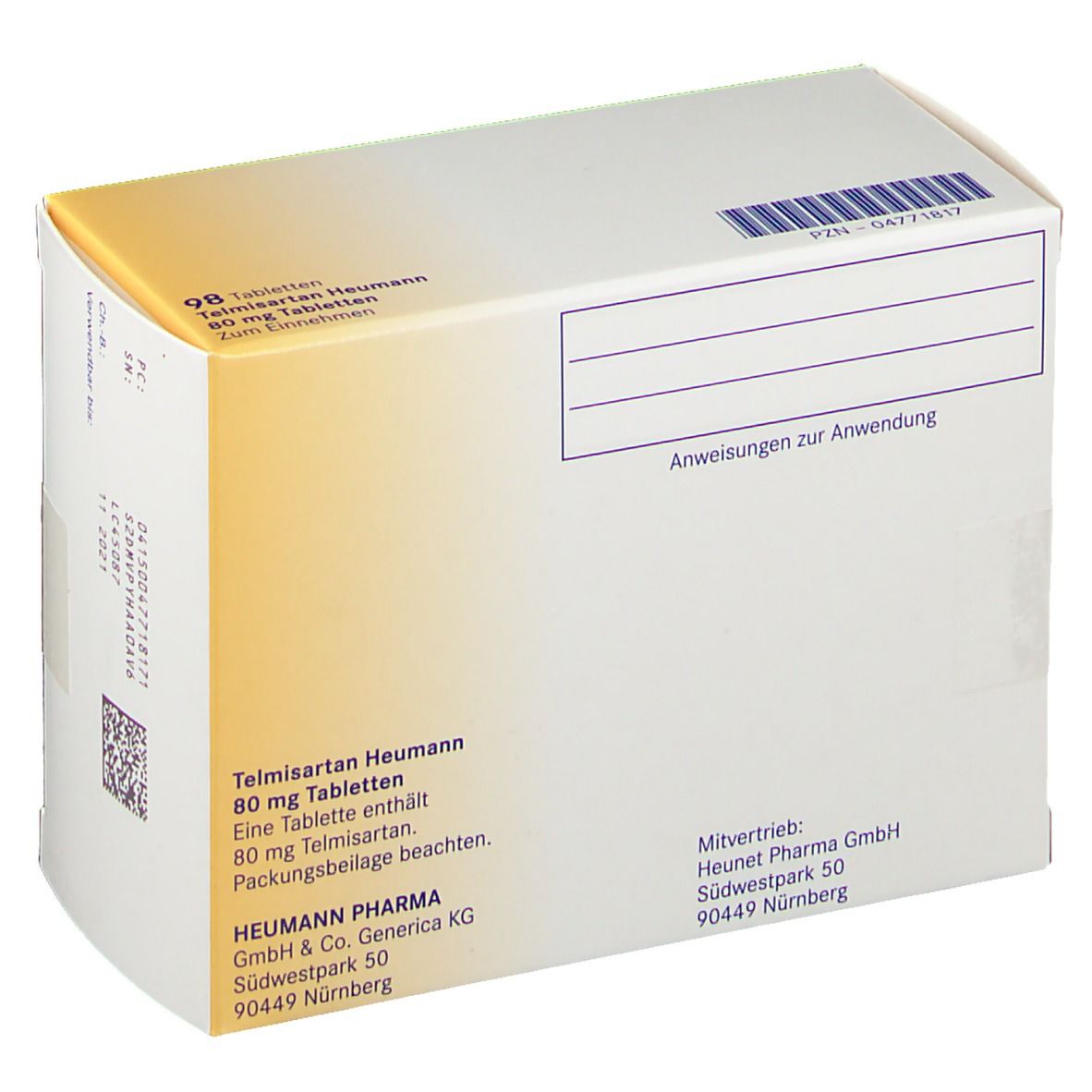 Telmisartan Heumann 80 mg