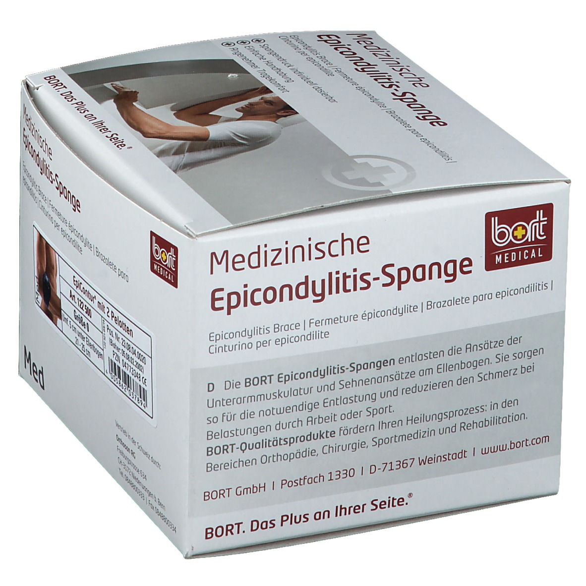 BORT EpiContur® mit 2 Pelotten Gr. 0 blau