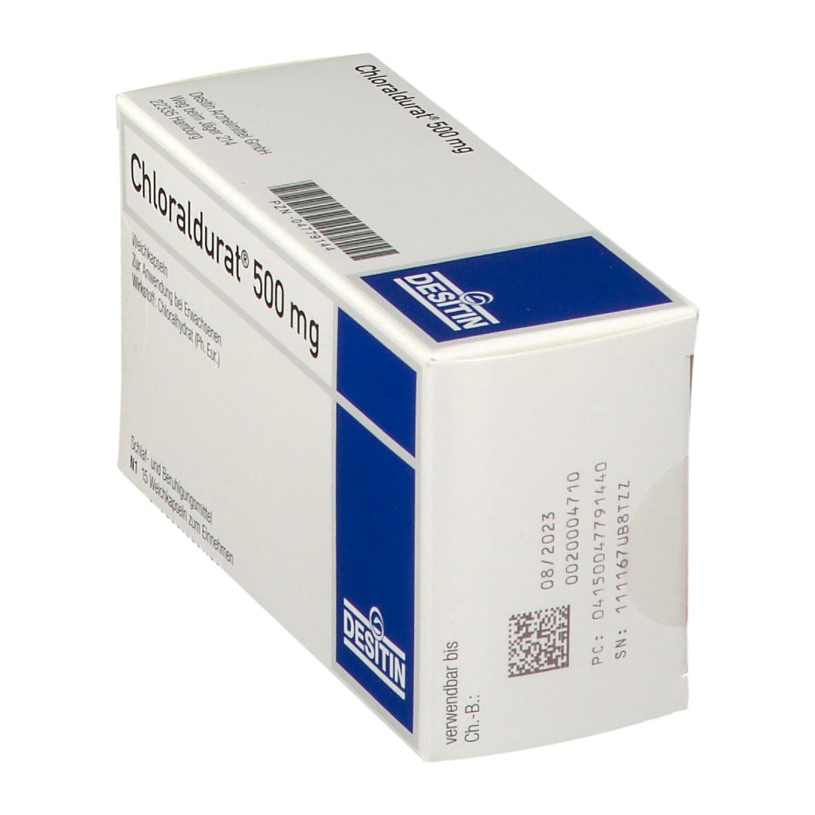 Chloraldurat 500 mg Weichkapseln 15 St