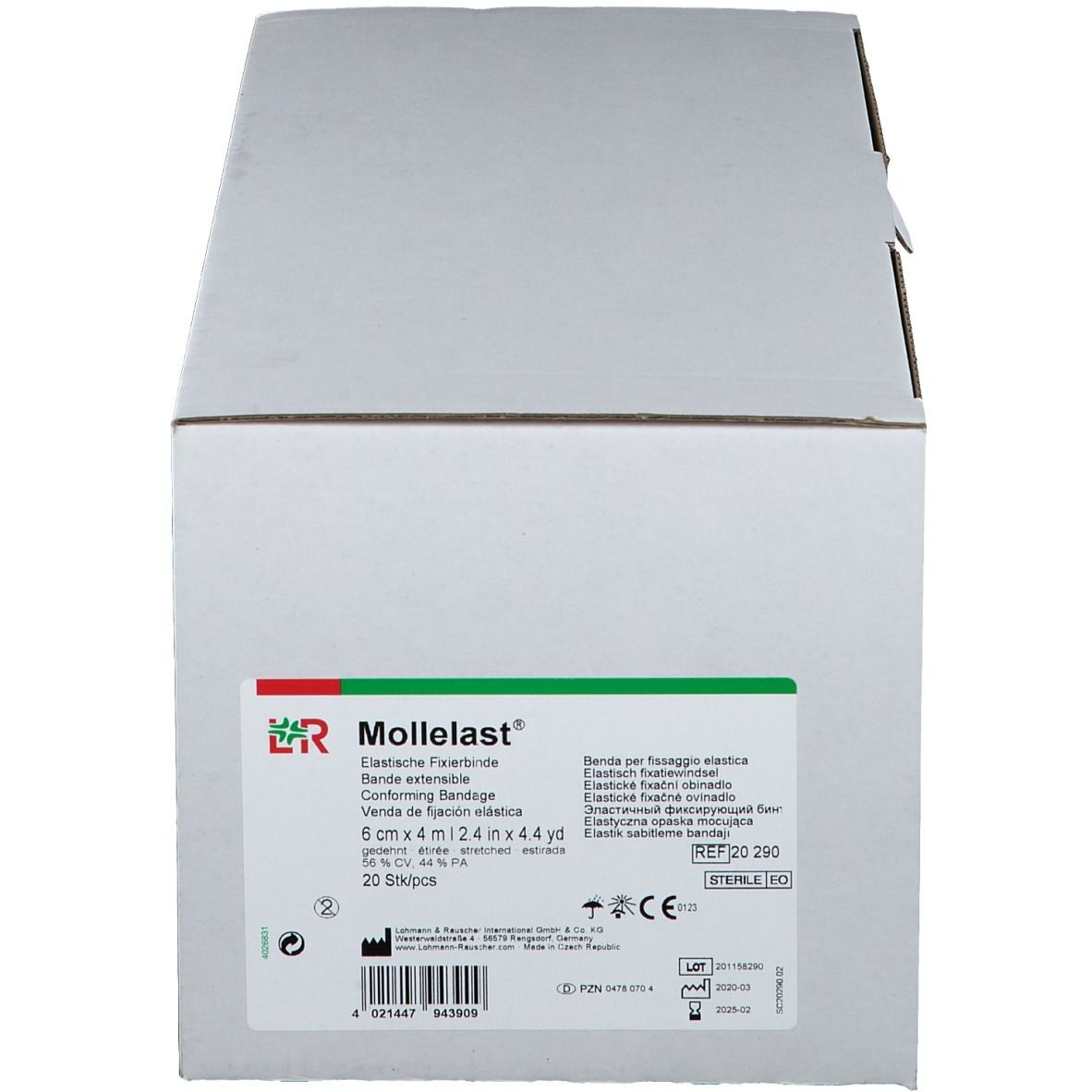 Mollelast Binden 8 cmx4 m steril einz.verpackt