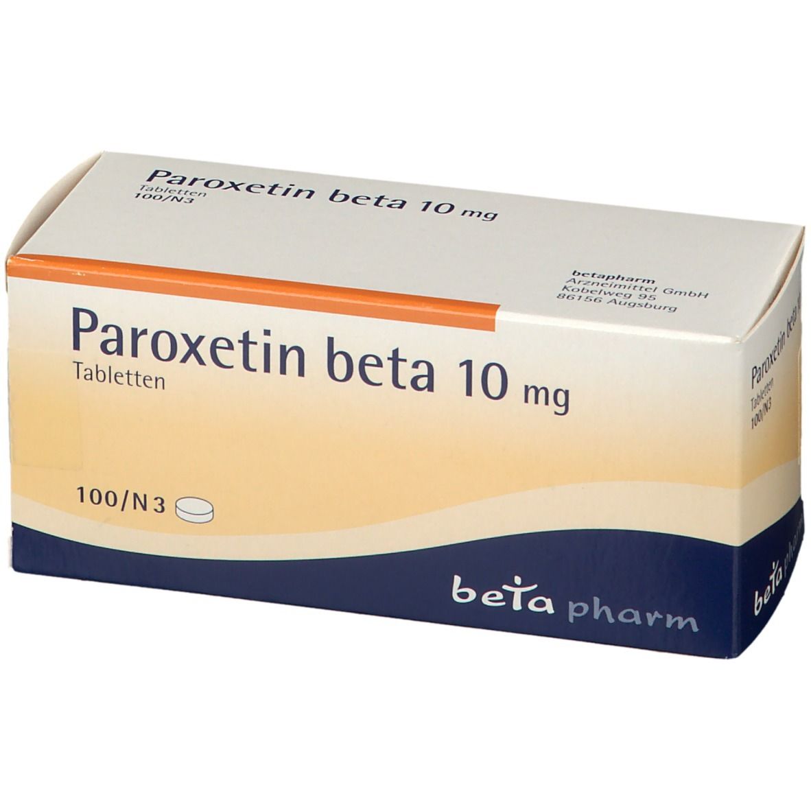 Paroxetin beta 10 mg