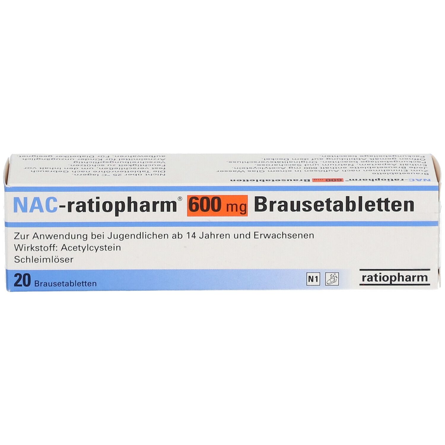 NAC-ratiopharm® 600 mg