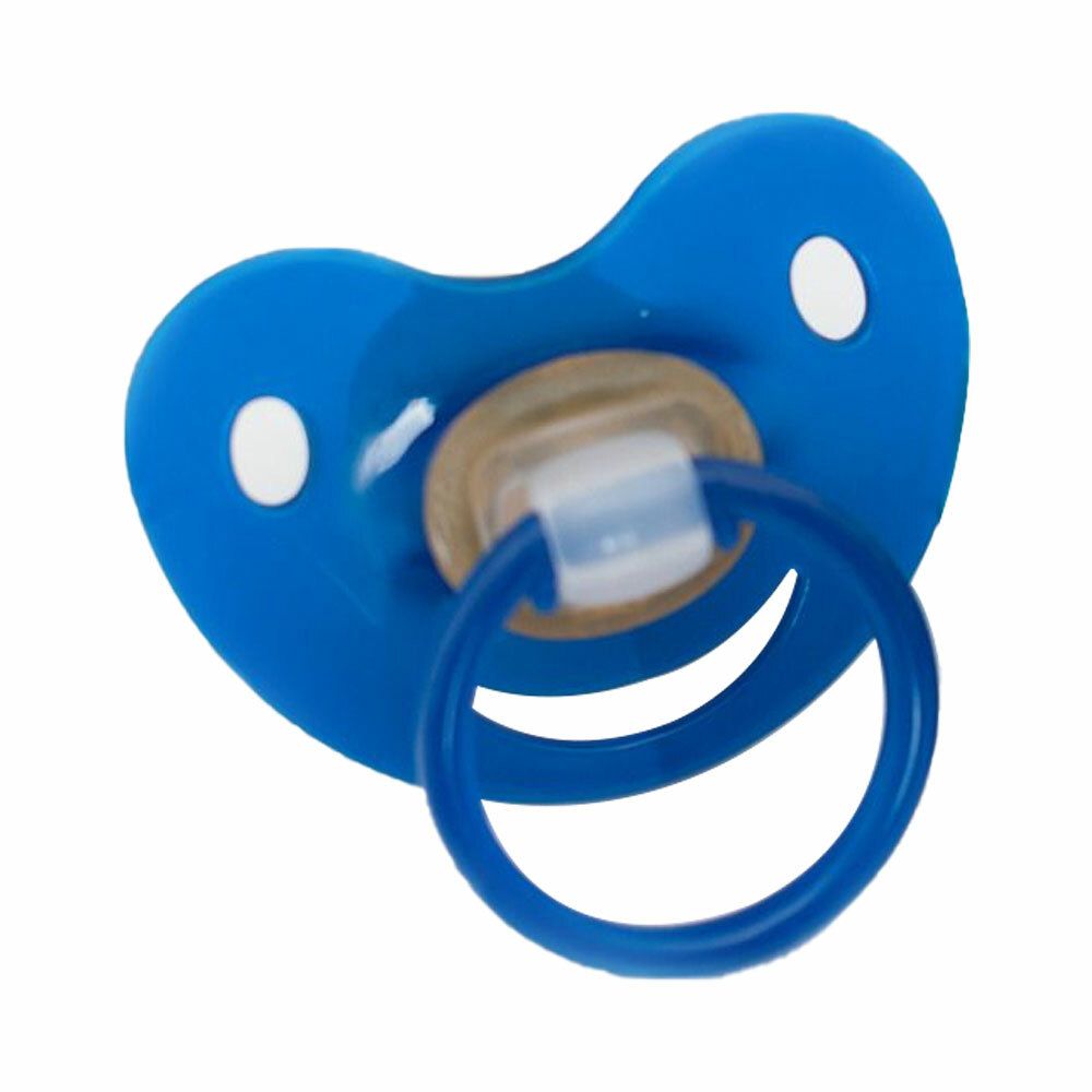 Baby-Frank® Beruhigungssauger in Kirschform Latex 0-6 Monate blau