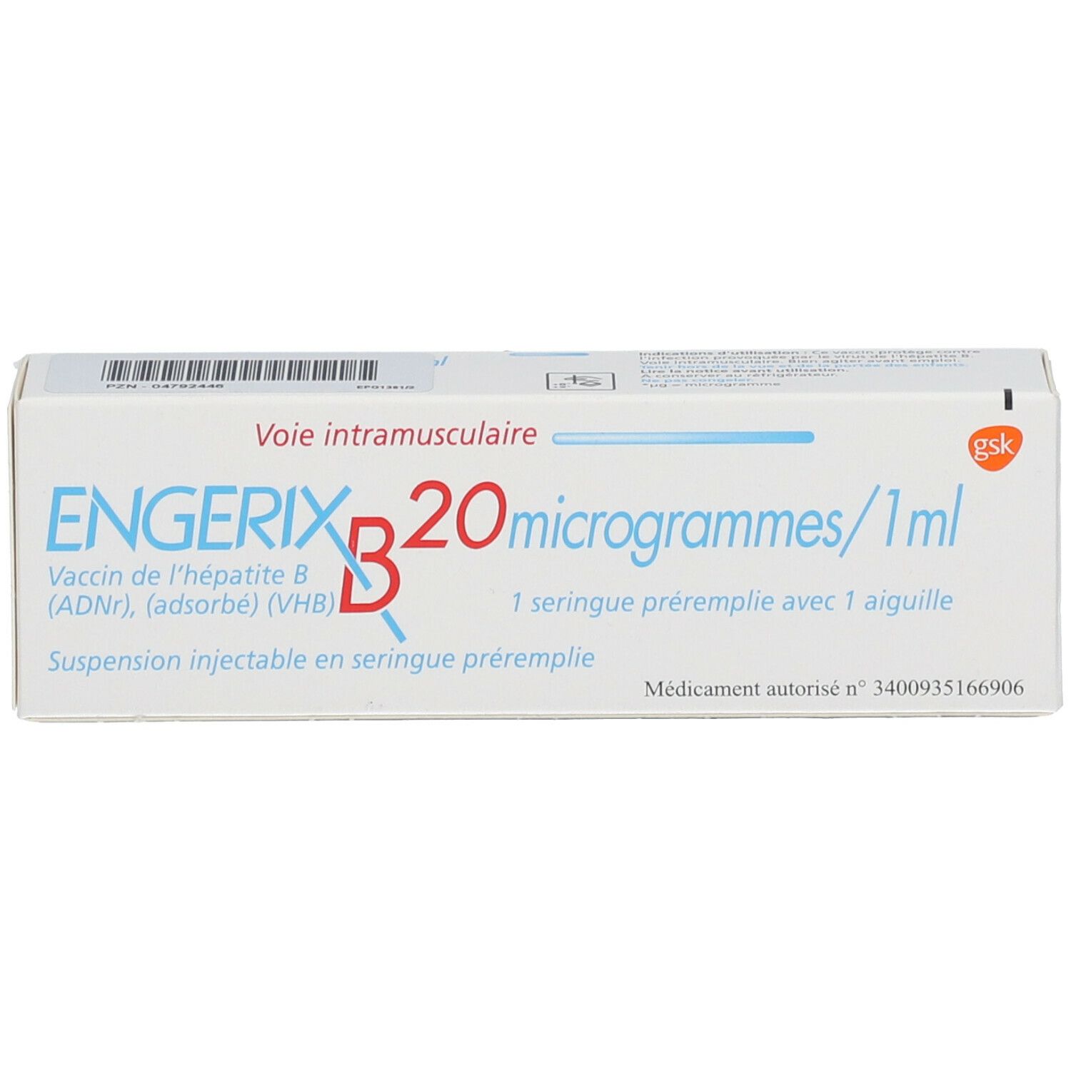 ENGERIX-B Erwachsene Inj.-Susp.i.e.Fertigspritze 1 St Mit Dem E-Rezept ...