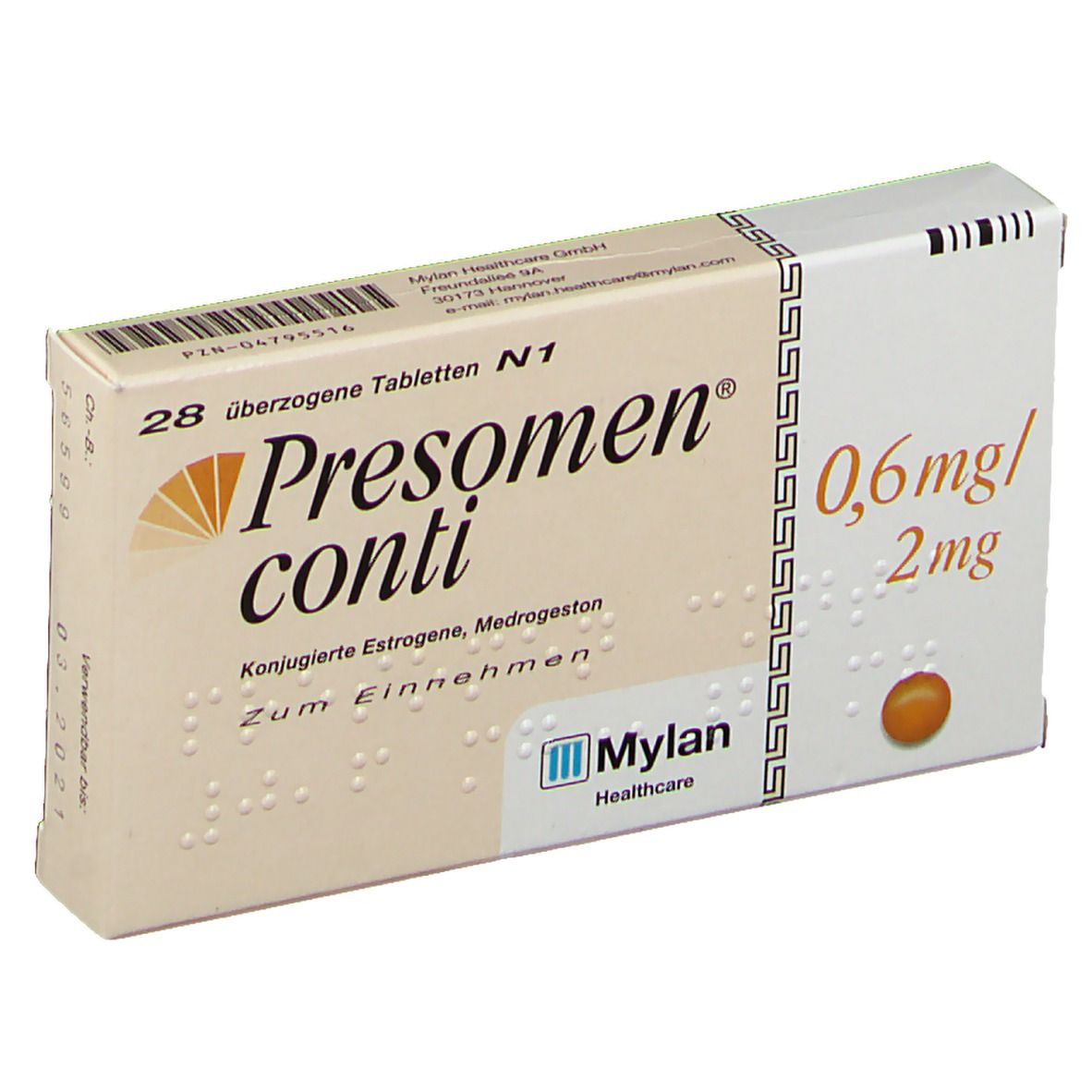 Presomen® conti 0,6 mg/2 mg