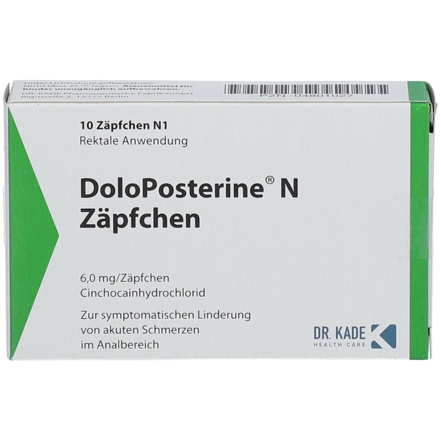 DoloPosterine ® N Zäpfchen.
