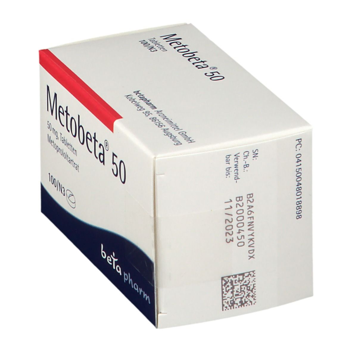 Metobeta 50 Tabletten 100 St