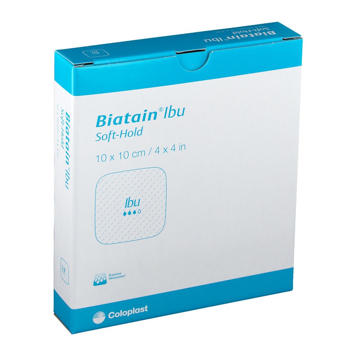 Biatain® Ibu Schaumverband mit Ibuprofen sanft-haftend 10x10cm
