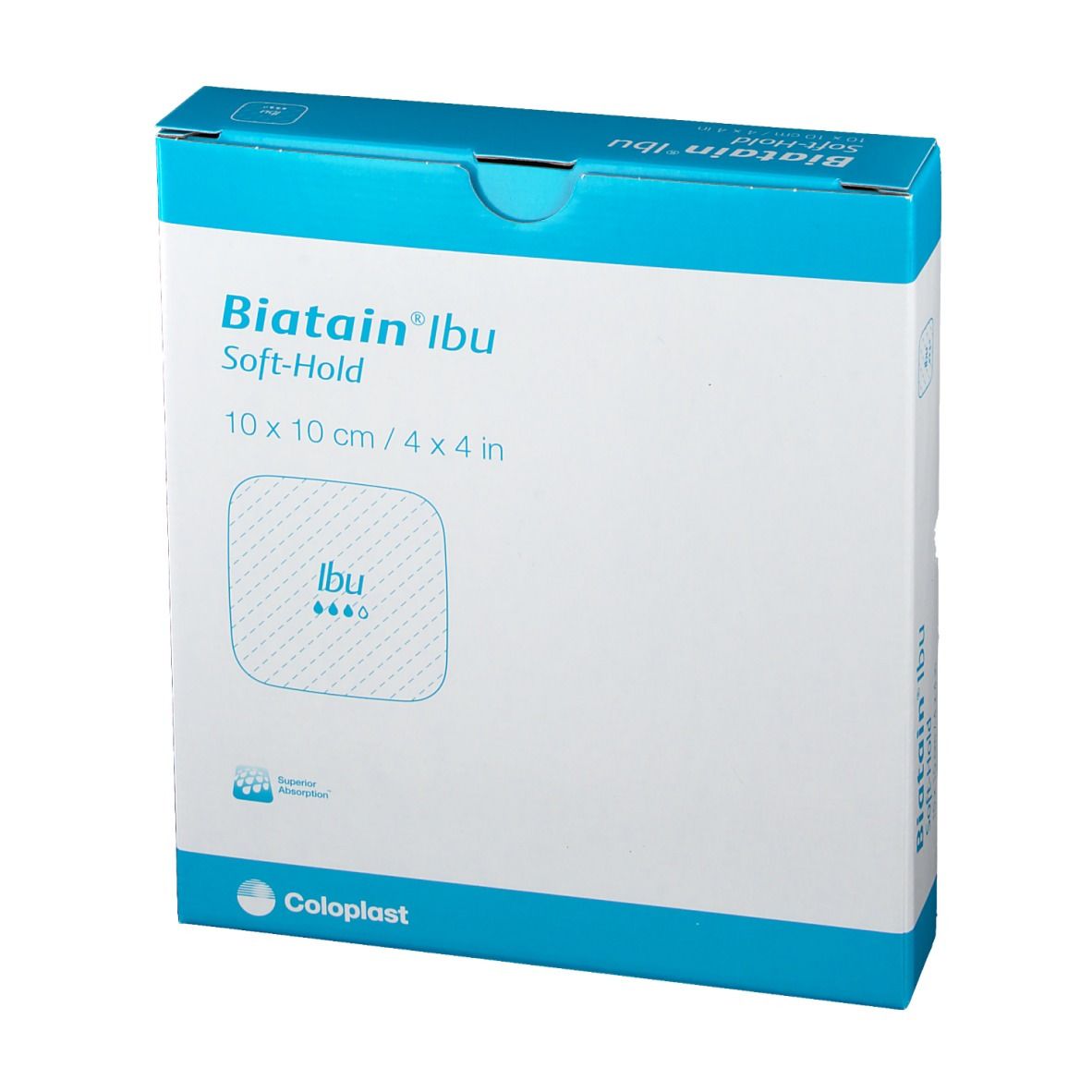 BIATAIN® Ibu Schaumverband mit Ibuprofen sanft-haftend 10x10cm