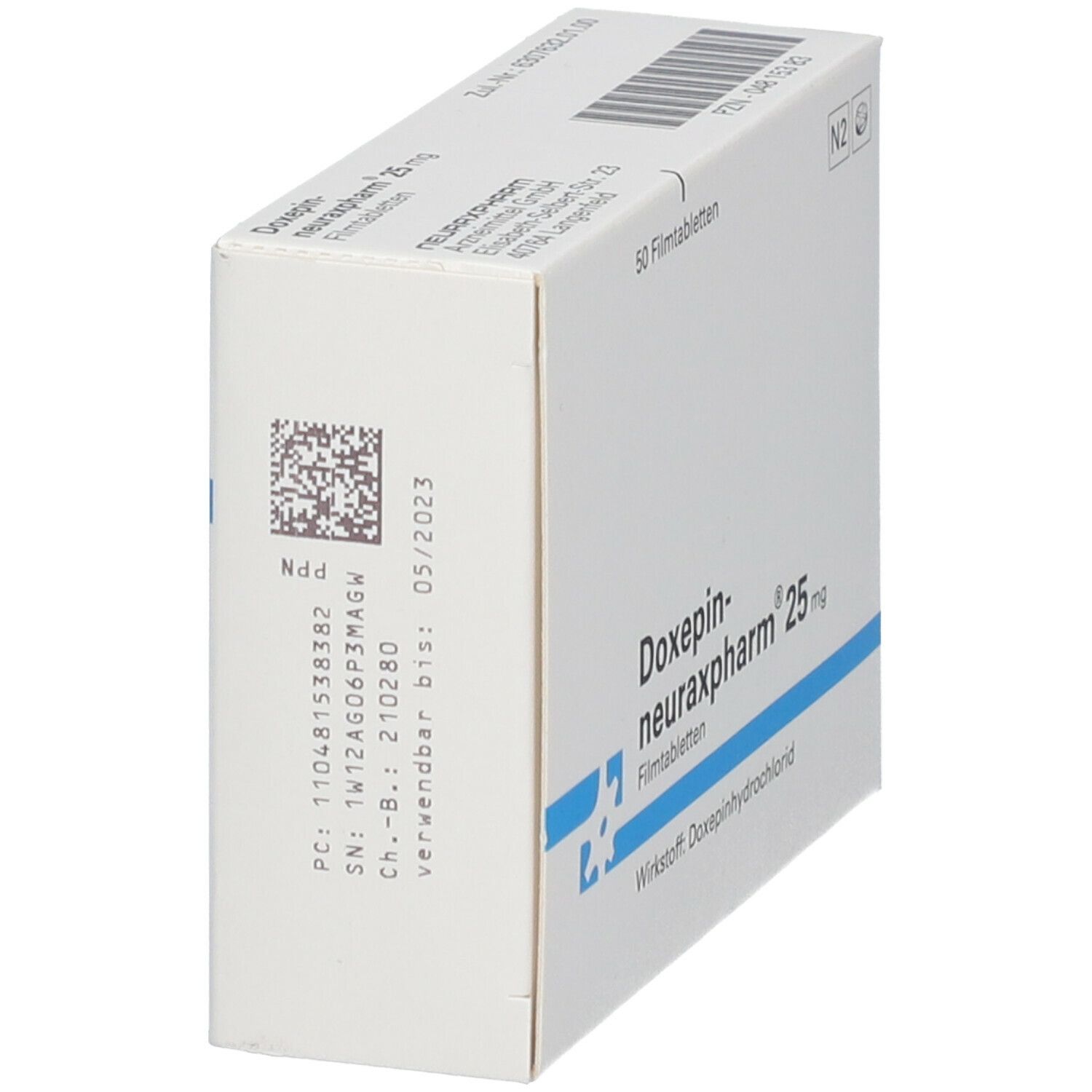 DOXEPIN-neuraxpharm 25 mg Filmtabletten 50 St