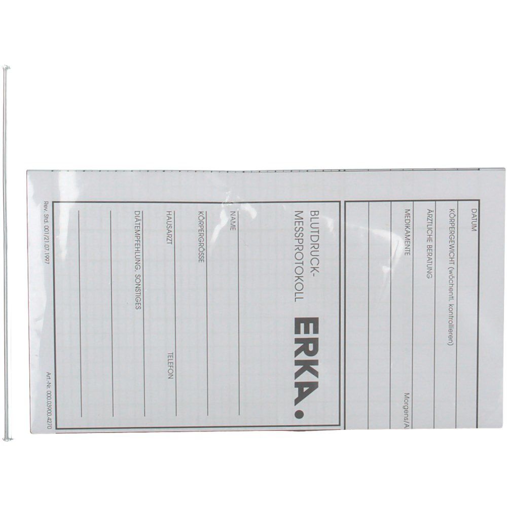 PARAM Blutdruckmesser Protokollblatt