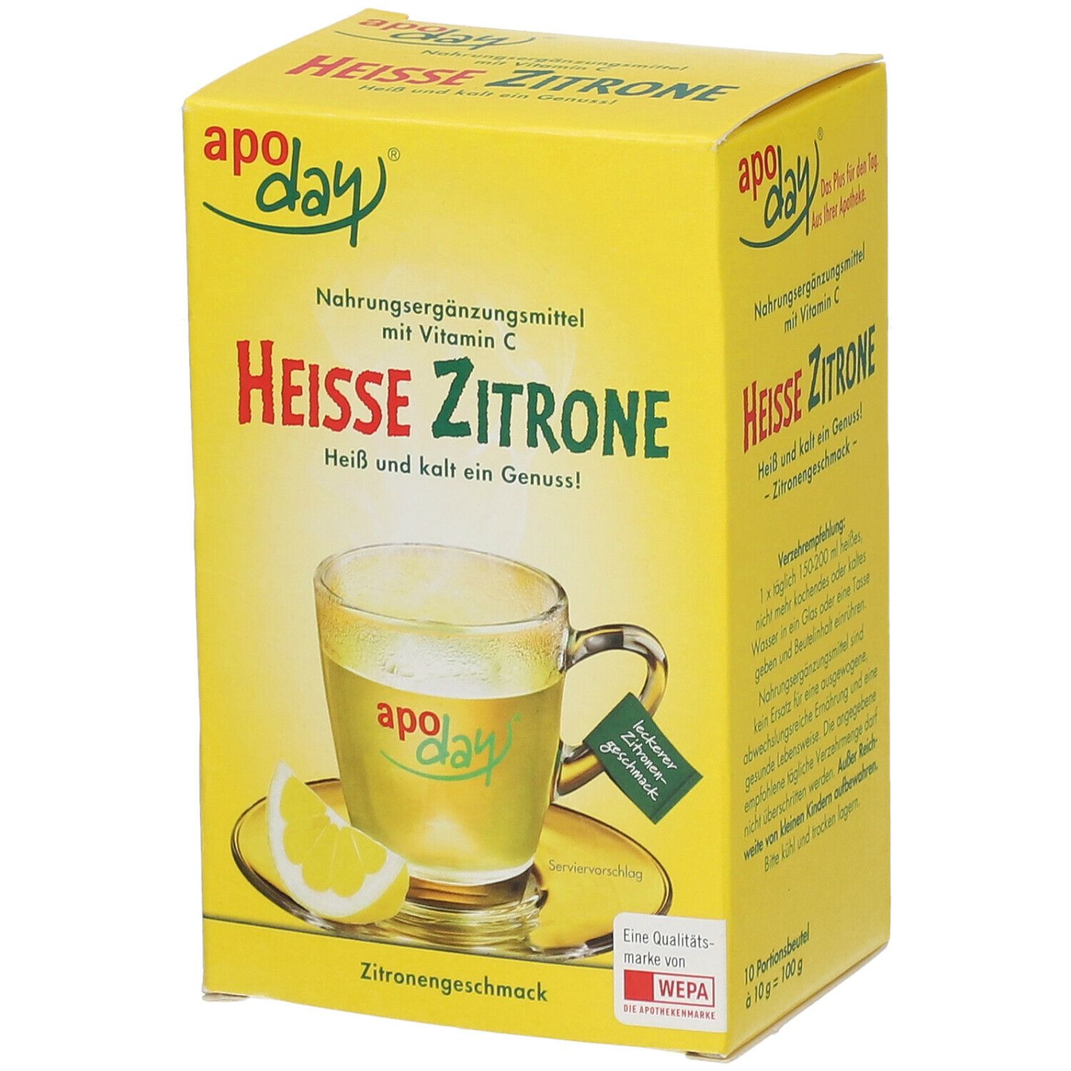 apoday® Heisse Zitrone Vitamin C Pulver