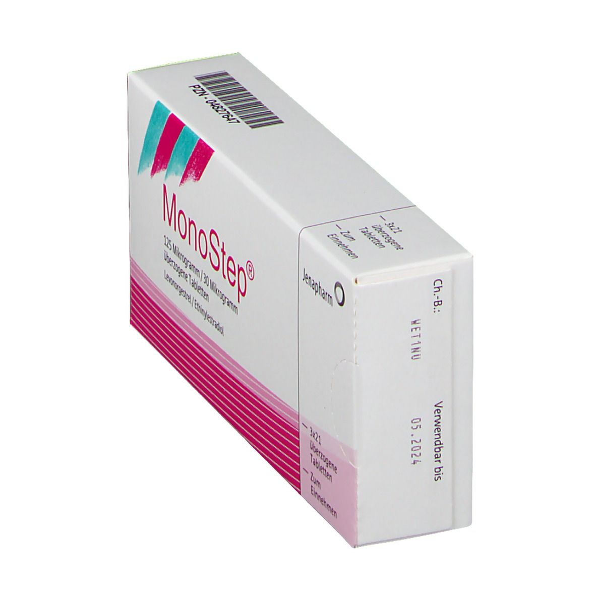 Monostep überzogene Tabletten 3x21 St Überzogene