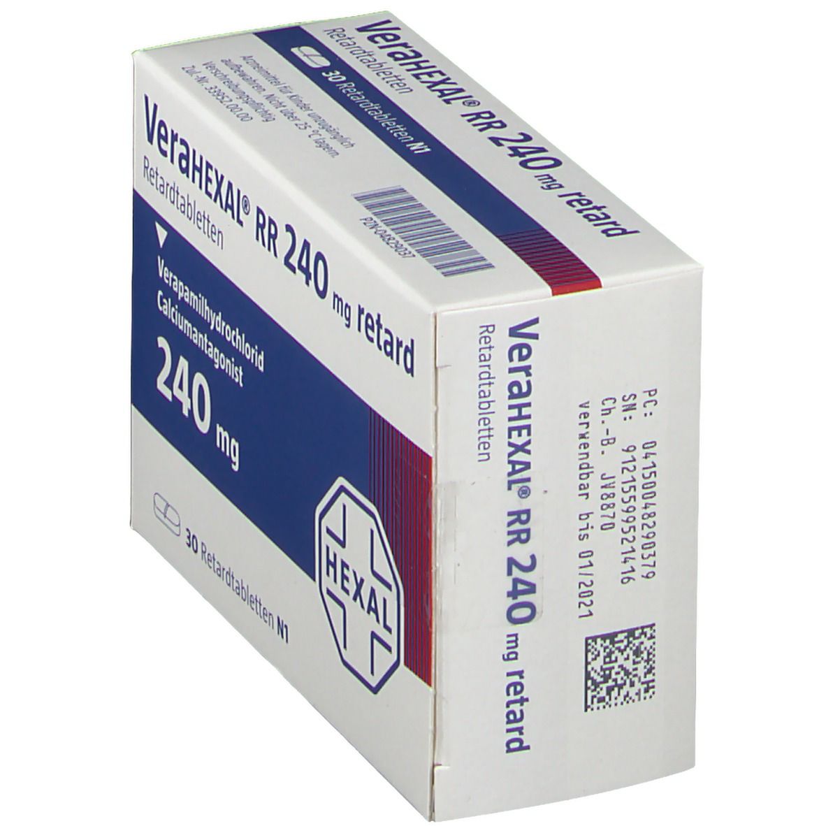 Verahexal RR 240 mg retard Tabl. 30 St Retard-Tabletten