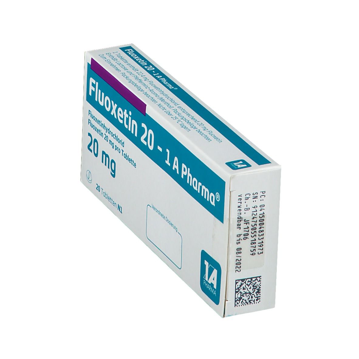 Fluoxetin 20-1A Pharma Tabletten 20 St