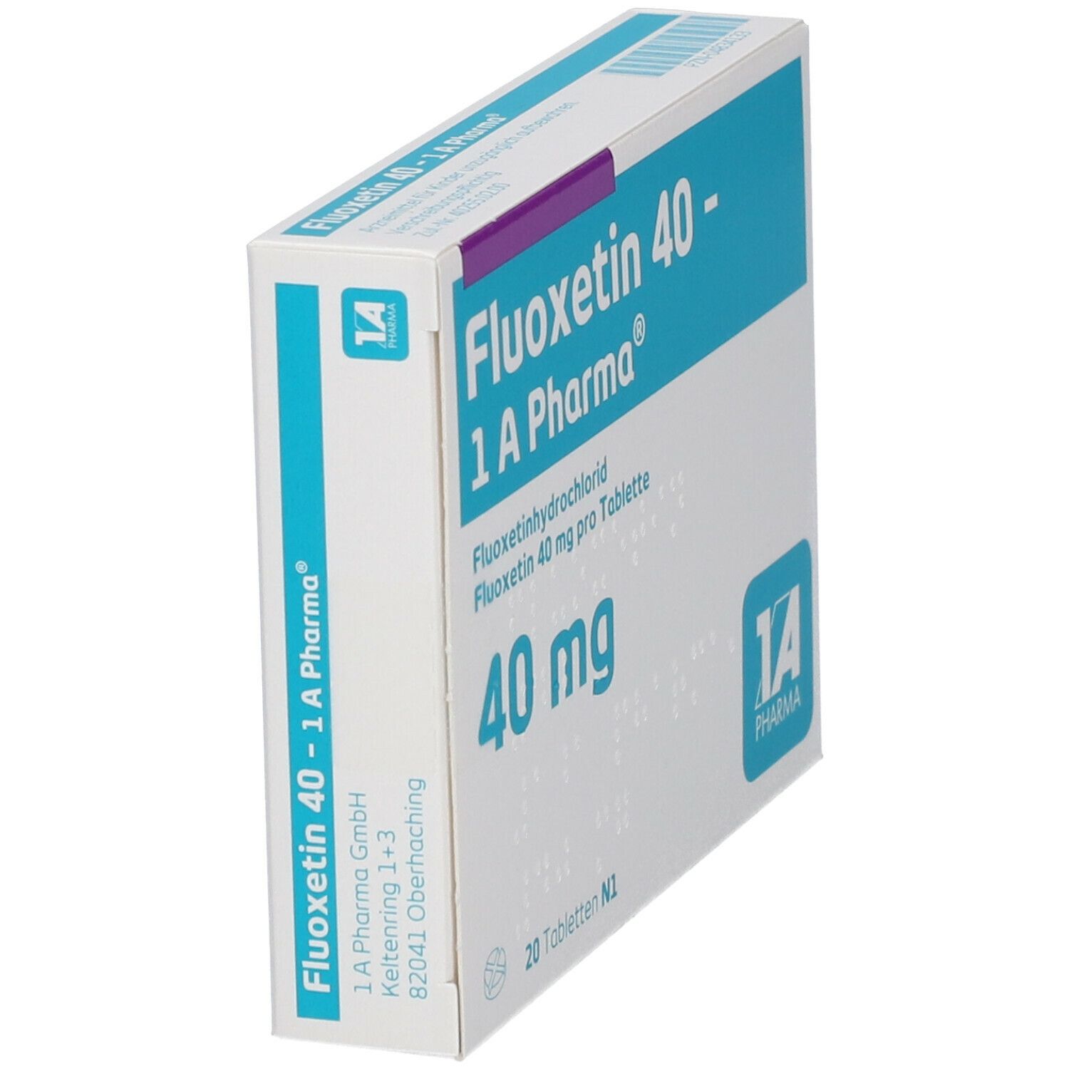 Fluoxetin 40-1A Pharma Tabletten 20 St