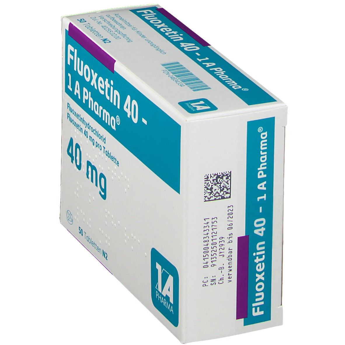 Fluoxetin 40-1A Pharma Tabletten 50 St