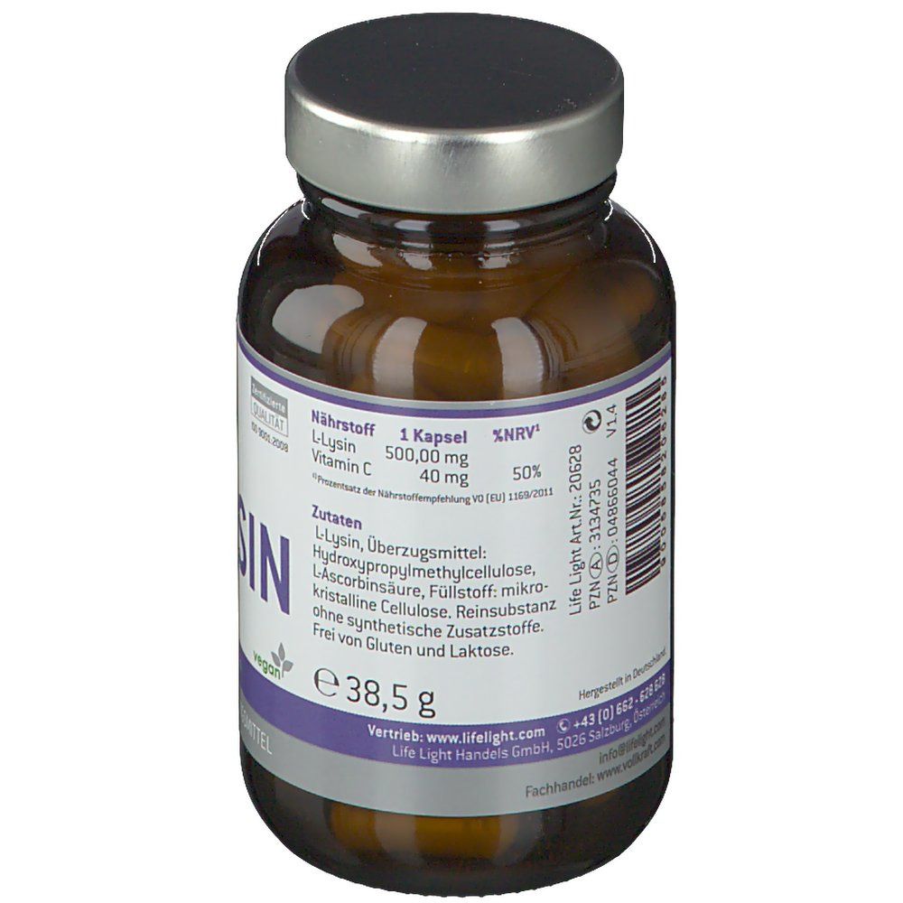 L-Lysin 500 mg