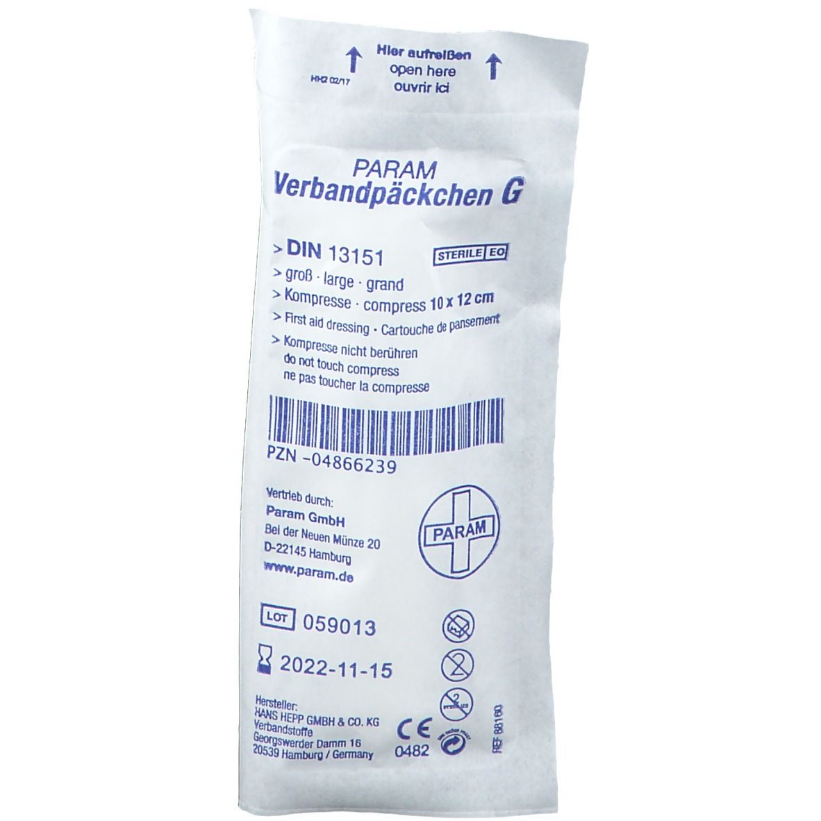 Verbandpäckchen groß 100x120 1 St Verband