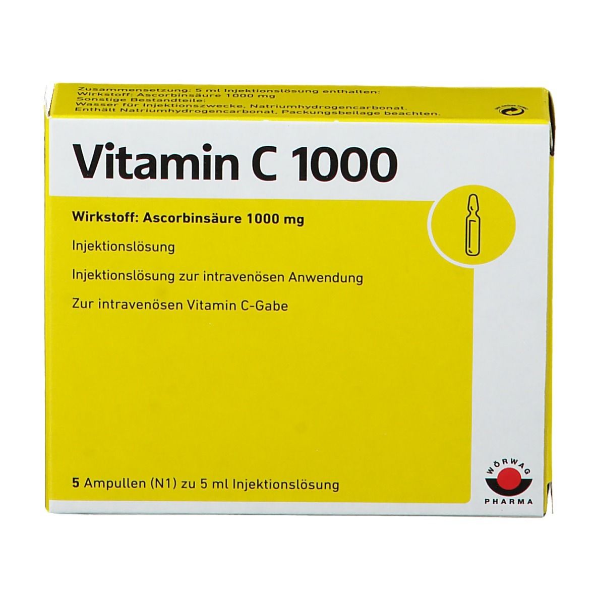 Wedstrijd Wanneer Thuisland Vitamin C 1000 Ampullen 5x5 ml - shop-apotheke.com
