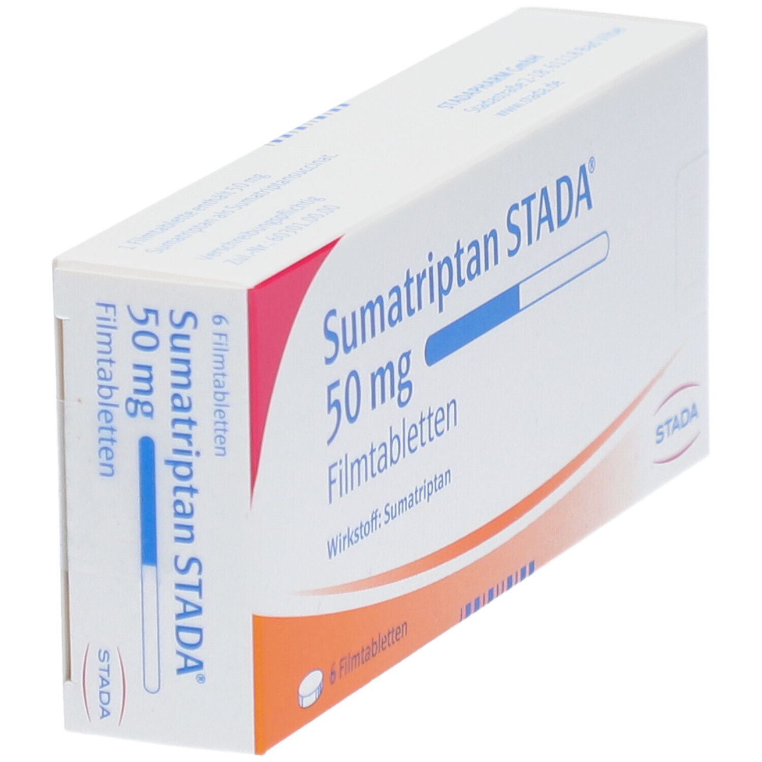 Sumatriptan Stada 50 mg Filmtabletten 6 St