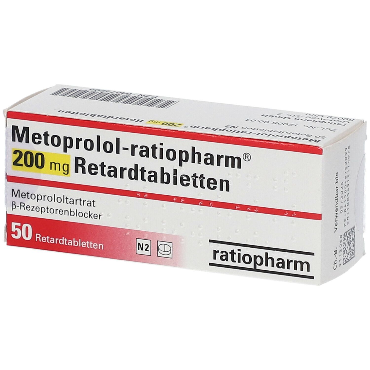 Metoprolol-ratiopharm® 200 mg