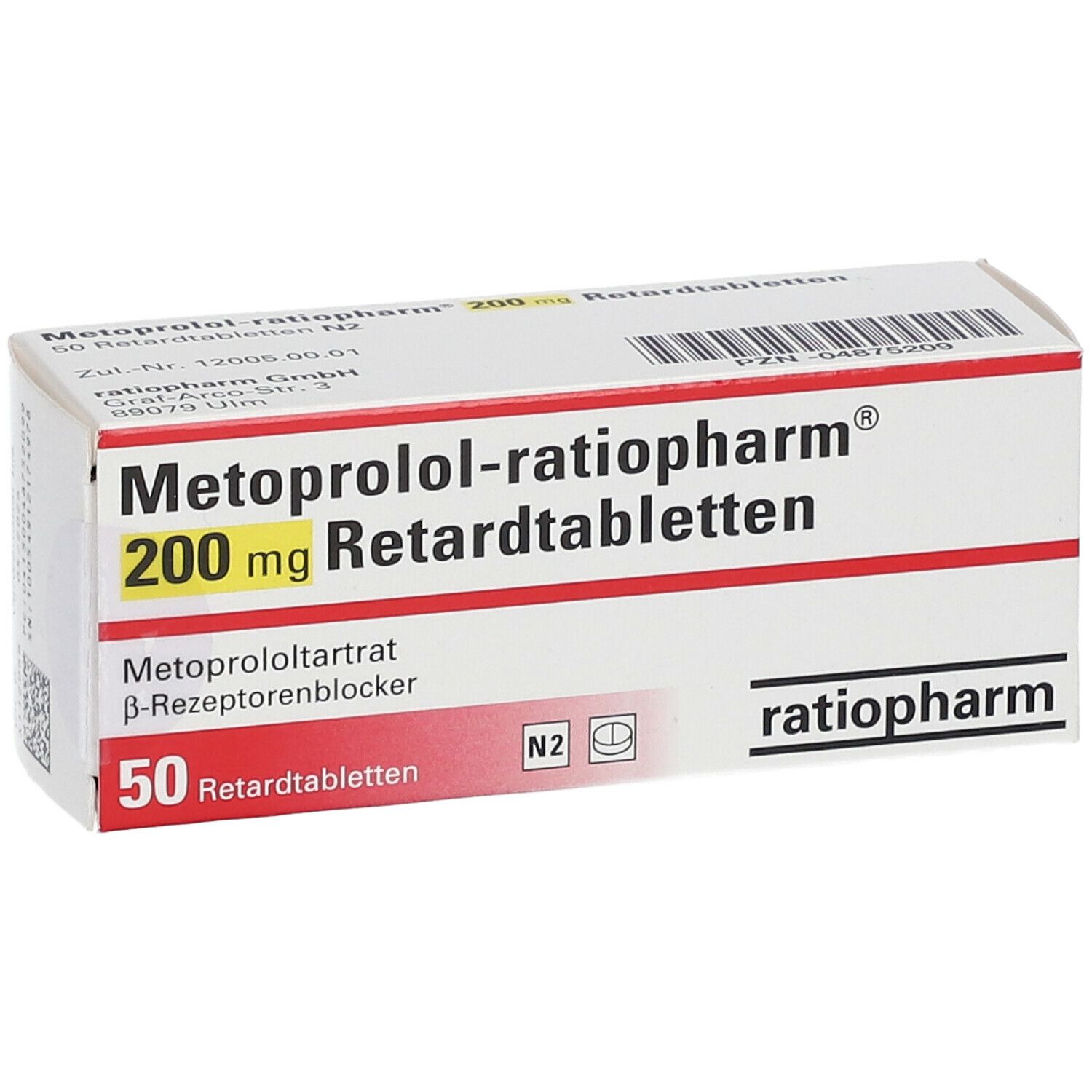 Metoprolol-ratiopharm® 200 mg