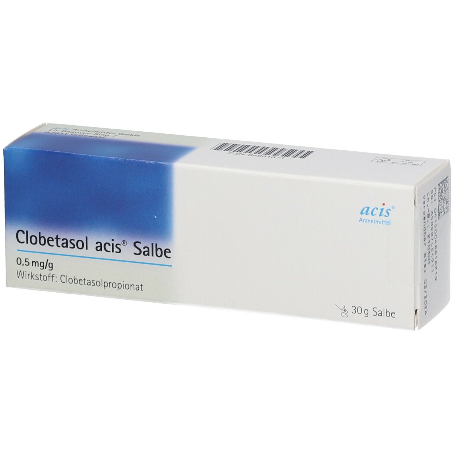 Clobetasol acis Salbe 30 g