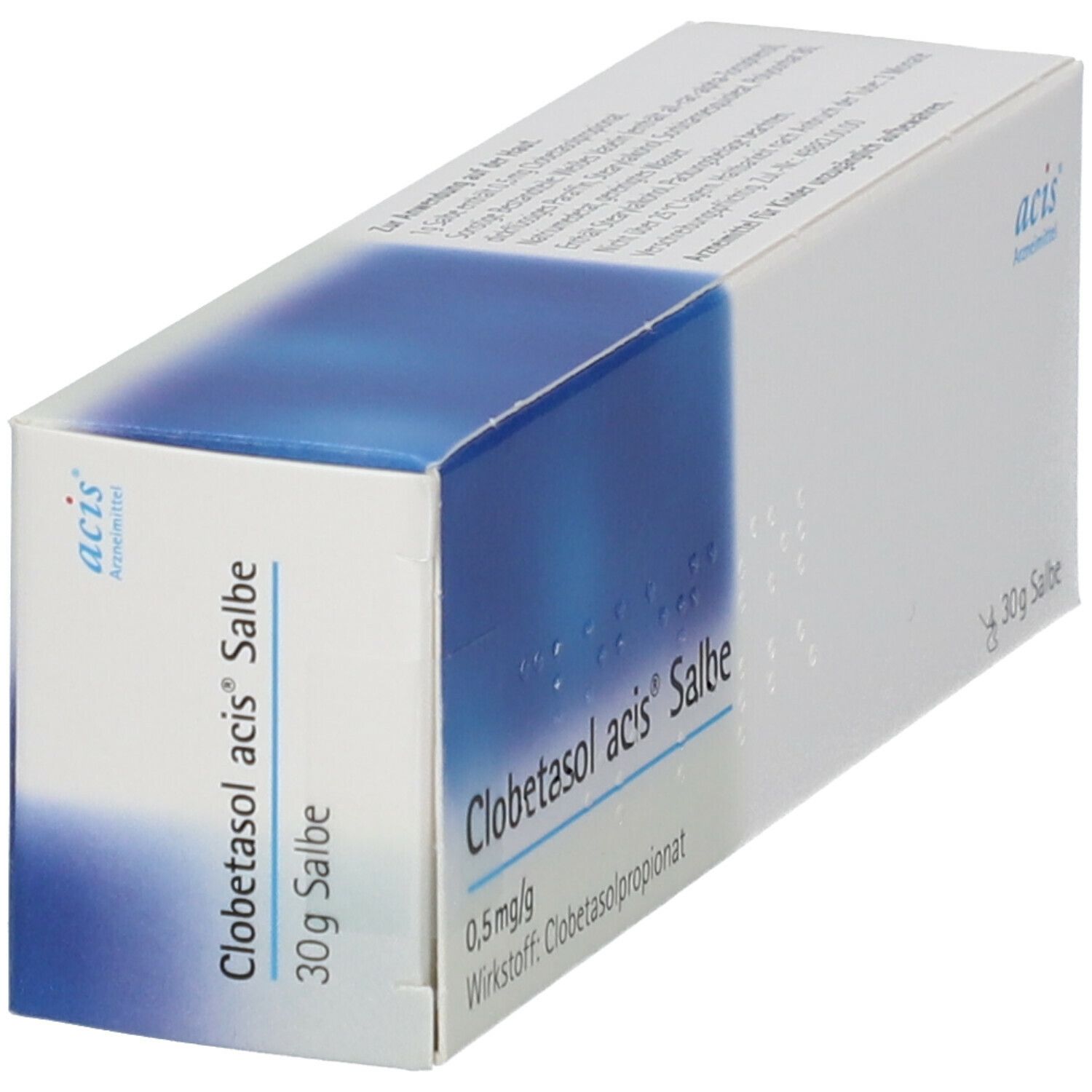 Clobetasol acis® Salbe 30 g mit dem ERezept kaufen Shop Apotheke