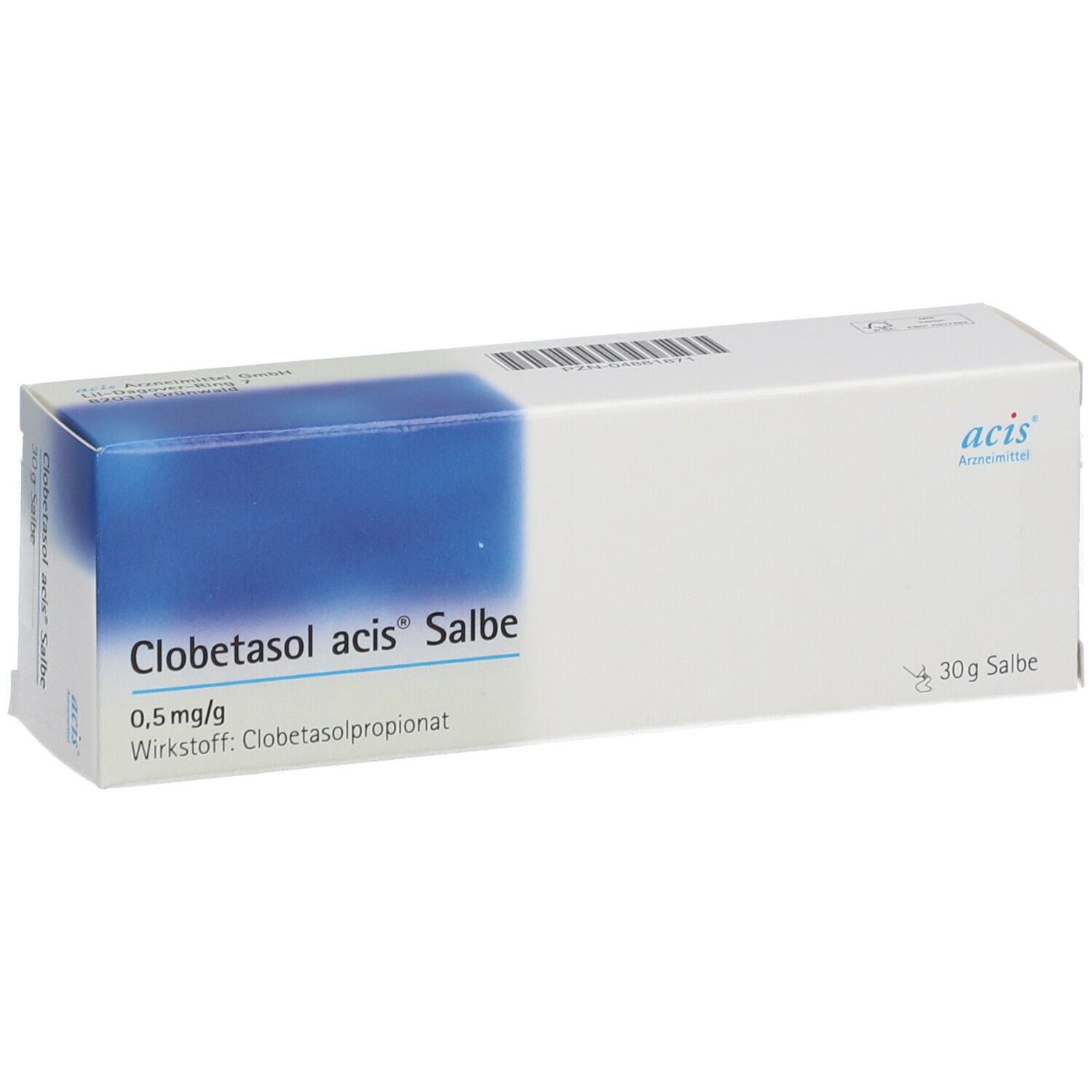 Clobetasol acis® Salbe 30 g mit dem ERezept kaufen Shop Apotheke
