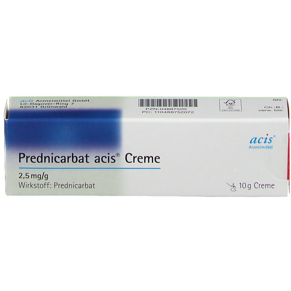 Prednicarbat acis® Creme