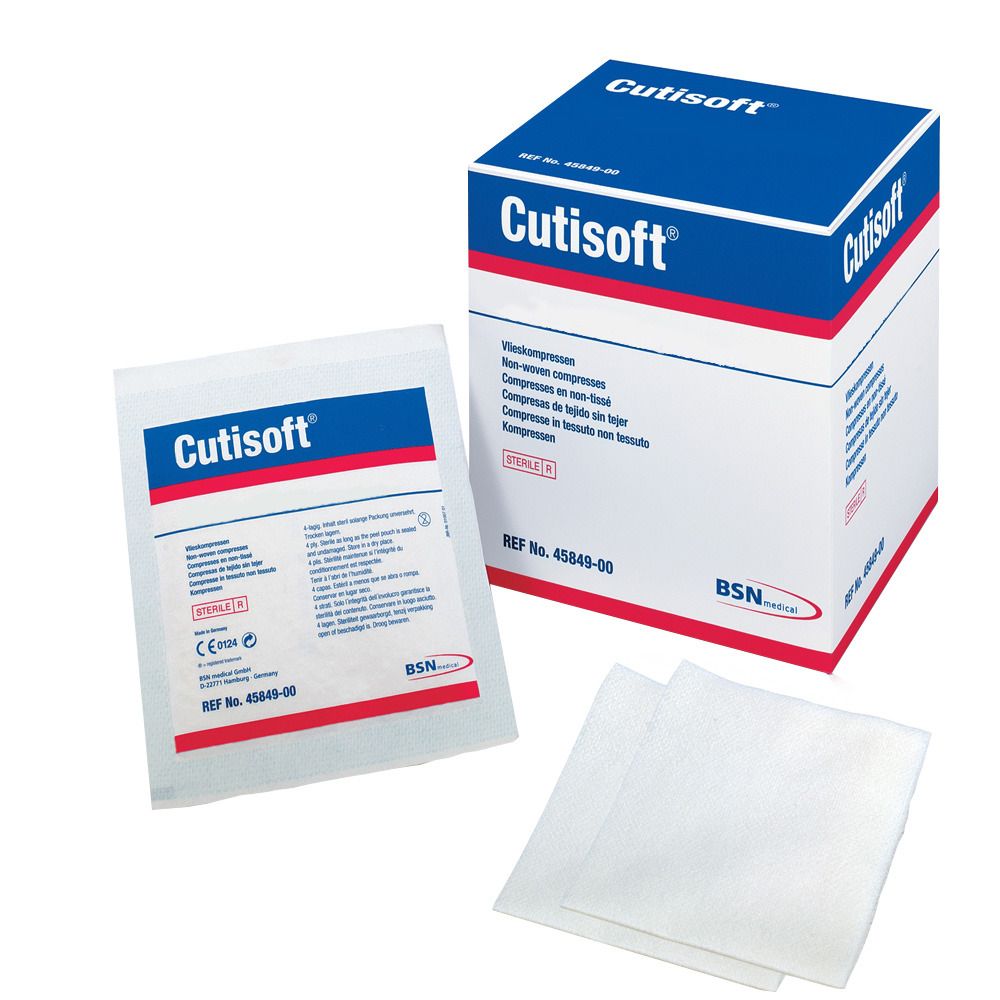 Cutisoft® Vlieskompresse unsteril 7,5 cm x 7,5 cm