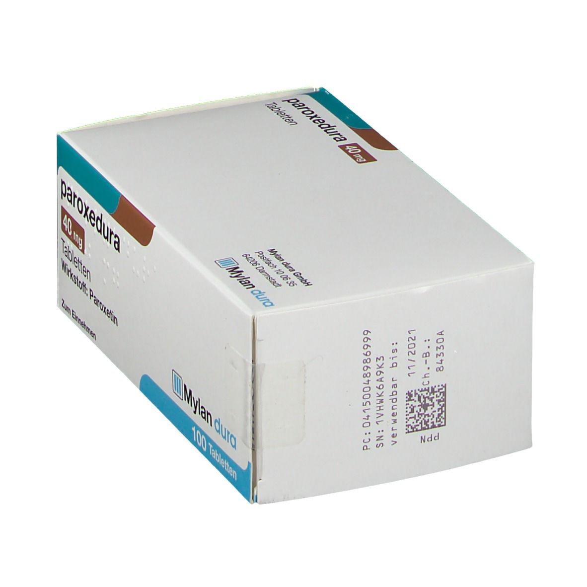 Paroxedura 40 mg Tabletten 100 St