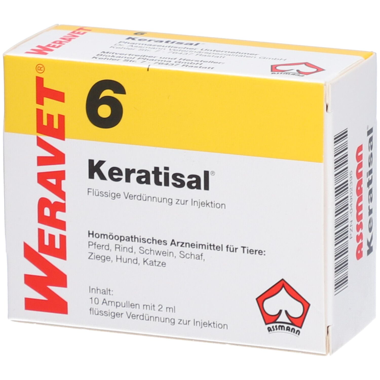 Keratisal 6 Ampullen vet. 10x2 ml