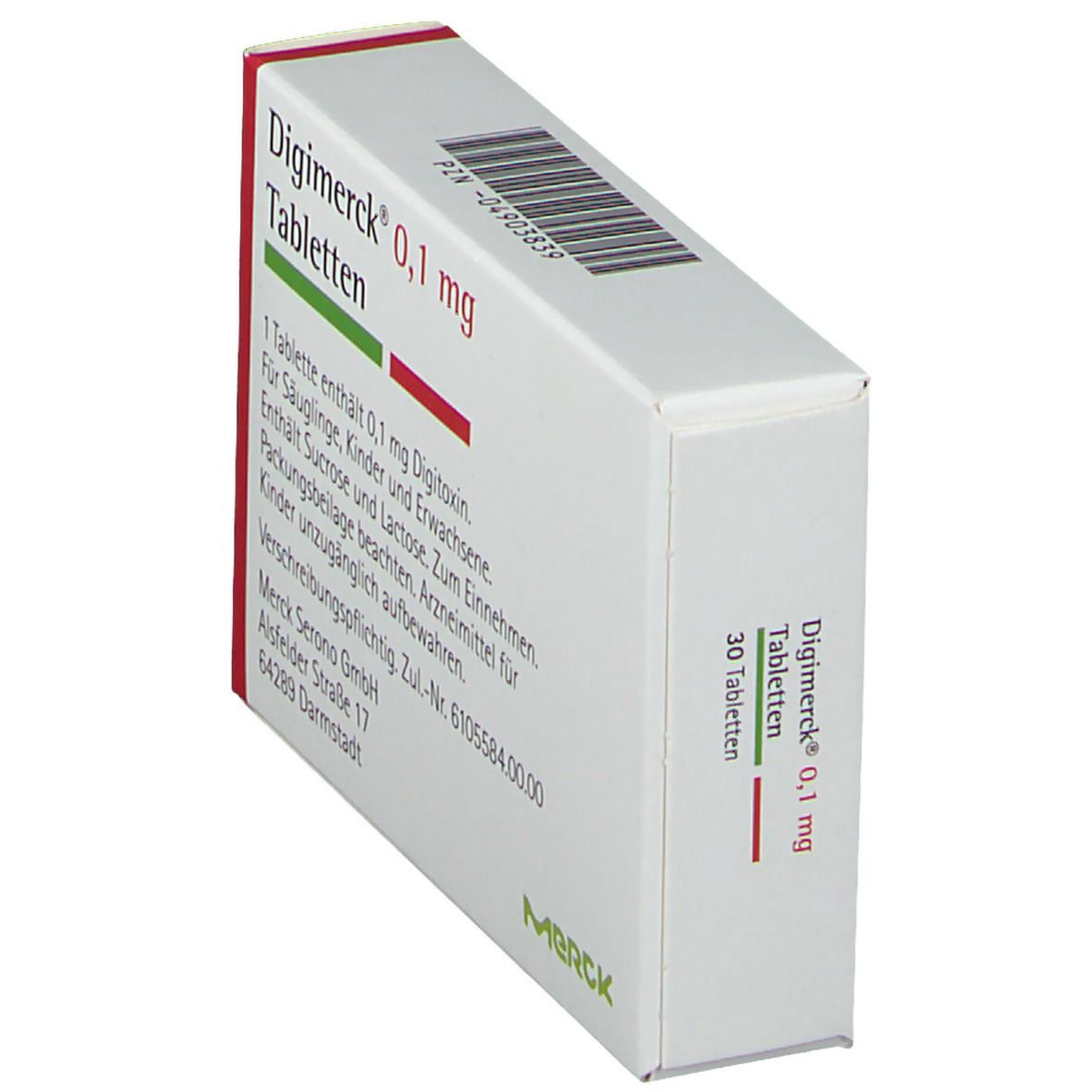 Digimerck® 0,1 Mg 30 St Mit Dem E-Rezept Kaufen - Shop Apotheke