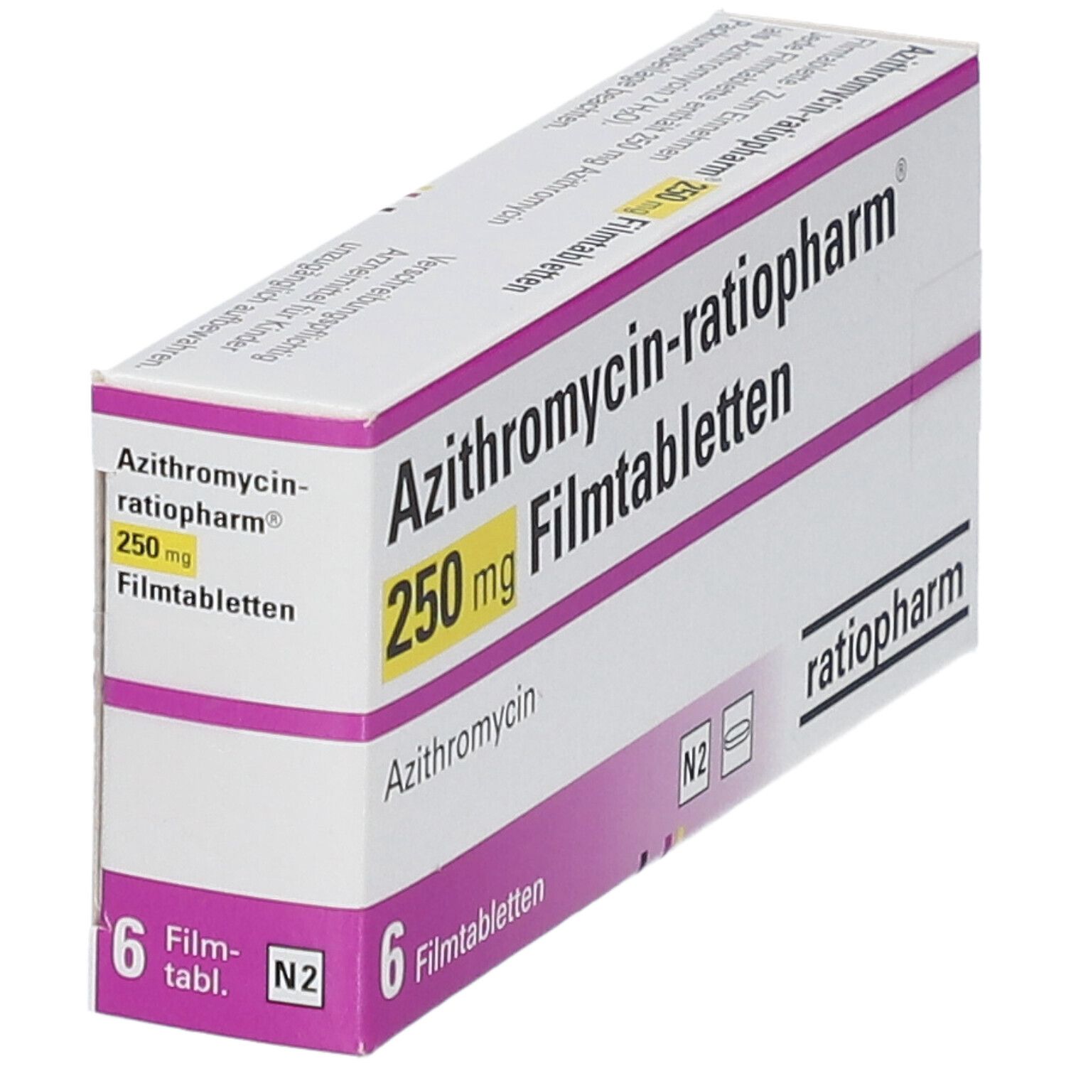 Azithromycin-ratiopharm® 250 mg