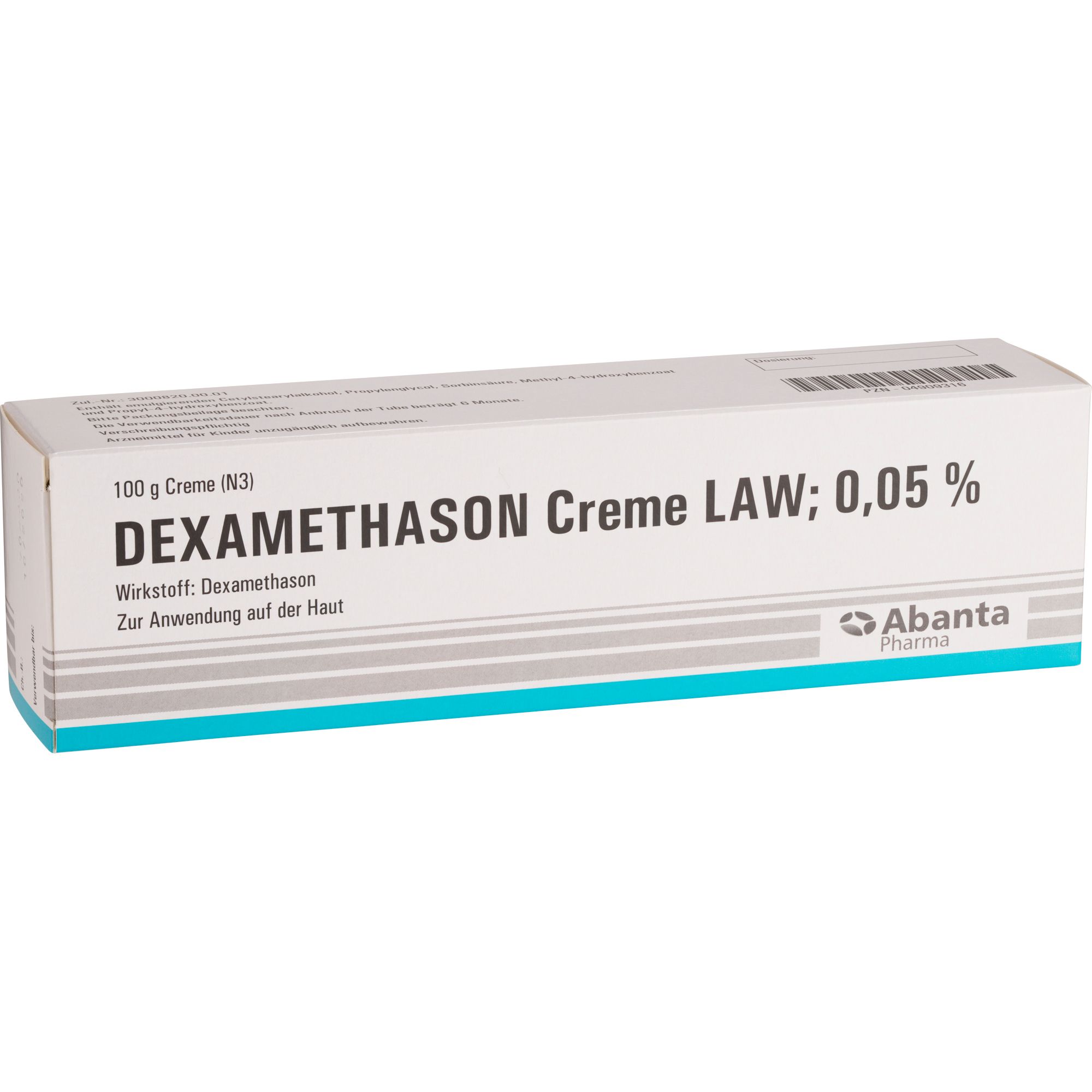 DEXAMETHASON Creme LAW 0,05%